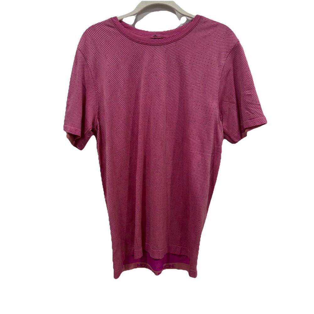 Lululemon Metal Vent Breathe Short Sleeve Tee Pink Purple Camo Medium M